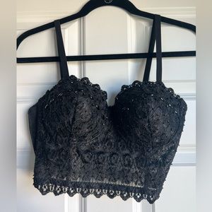Windsor Lace Bustier Top